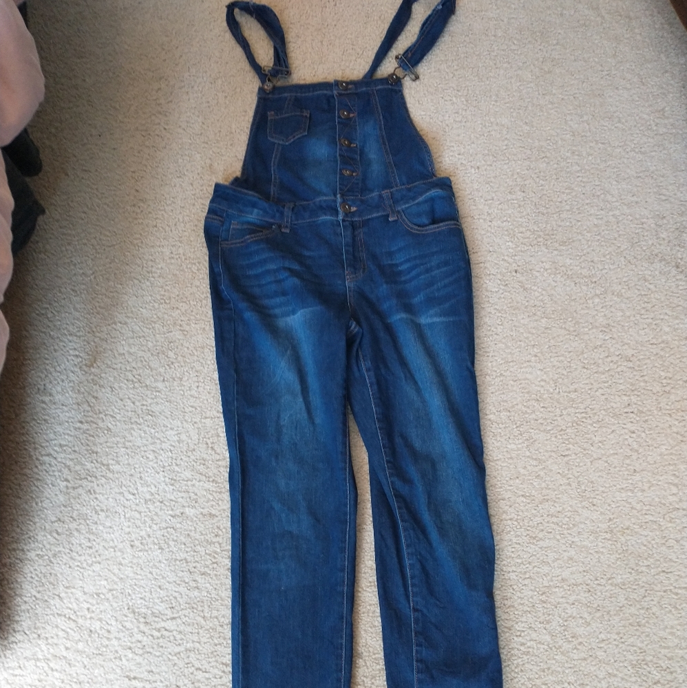 Denim Overall Pants